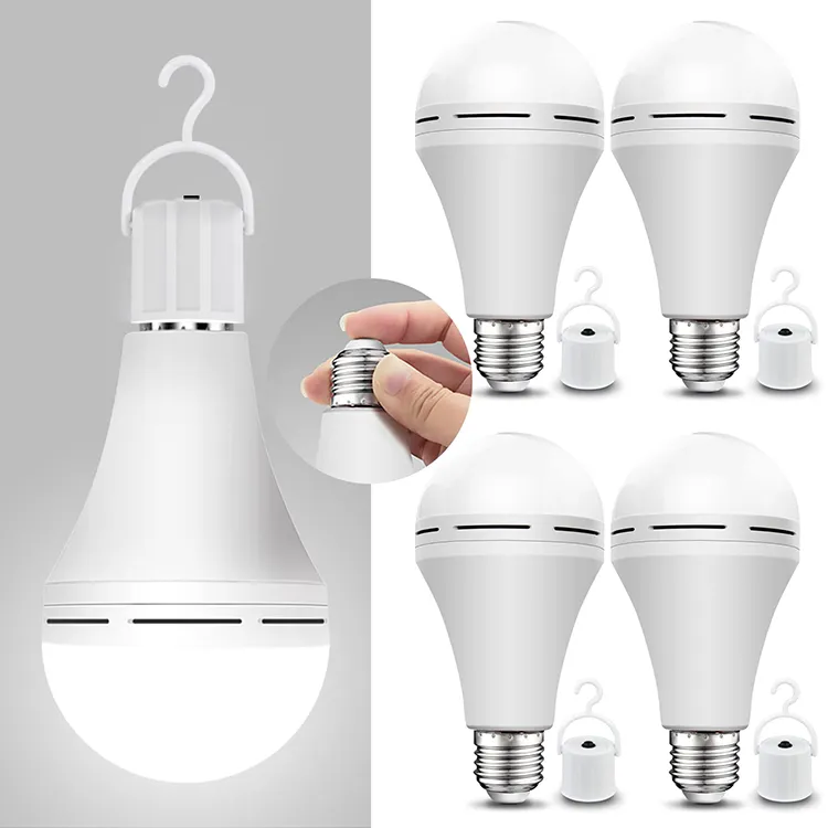 Illuminazione a risparmio energetico batteria di ricambio E27 Home Led ricarica di emergenza lampadina a LED