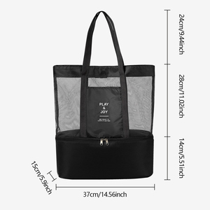 <span class=keywords><strong>Sac</strong></span> fourre-tout pliable multifonctionnel imperméable avec séparation sec-humide pour le voyage, le camping en plein air, le rangement des aliments et des chaussures - Product Image 2