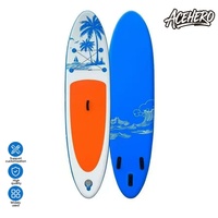 Planche à pagaie gonflable Stable Ride avec technologie Drop Stitch, design large et stable, idéale pour les débutants et les sports nautiques en famille