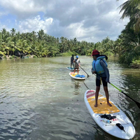 Bon marché Vente en gros de paddle sup en mousse solide planche à pagaie en plastique durable planche à pagaie standup noyau en mousse planche à pagaie debout dure
