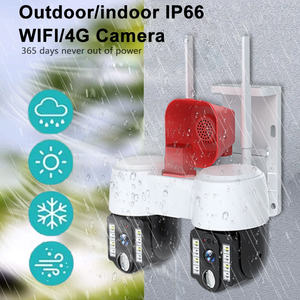 กล้องวงจรปิดรักษาความปลอดภัยเลนส์คู่ซูม10x เซ็นเซอร์ CMOS Wi-Fi 4MP V380pro กล้องวงจรปิดมองกลางคืนเมมโมรี่การ์ดเก็บข้อมูล IP PTZ กลางแจ้ง - Product Image 5