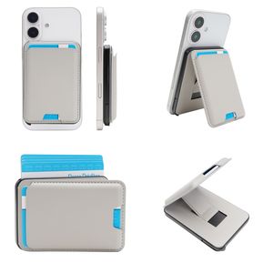 Estuche de Aluminio 100% Listo para Enviar, Soporte de Cartera Emergente para Teléfono, Cartera con Soporte para Tarjetas <span class=keywords><strong>Magsafe</strong></span> - Product Image 1