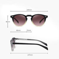 Lunettes de soleil avec monture TR90 personnalisée, design de luxe, logo personnalisé, lunettes de soleil polarisées en acétate, fabricant OEM, marque privée