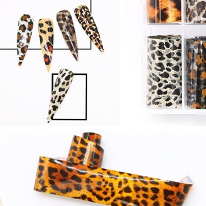 Leopard Starry Sky Nail <b>Transfer</b> <b>Stickers</b> Ultra Thin Traceless Nail Tip <b>Transfer</b> Paper Decals - Product Image 2