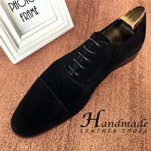 New model <b>Block</b> retro casual business leather shoes for men - genuine leather three-piece oxford shoes - Product Image 4