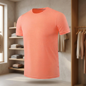 Custom Logo Polyester <b>Mesh</b> T Shirt Short Sleeve Fitness Training Tee Breathable Athletic Sportswear Workout Gym Shirt <b>Mens</b> <b>Top</b> - Product Image 3