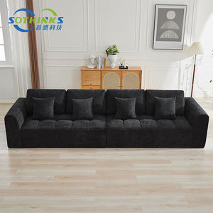 Canapé-lit modulaire sectionnel en velours côtelé compressé en mousse en forme de L pour la maison, fabriqué par [Nom du fabricant] - Product Image 1