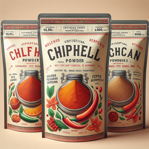Sachets personnalisés de poudre alimentaire Moringa, sel marin, <span class=keywords><strong>cannelle</strong></span>, <span class=keywords><strong>piment</strong></span>, sachets d'assaisonnement, sacs d'emballage alimentaire autoportants, sacs Mylar thermoscellables - Product Image 1