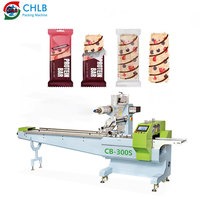 Machine d'emballage de crème glacée, enveloppeuse horizontale haute vitesse pour barres de crème glacée, sucettes glacées et desserts congelés