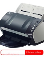 Scanner de documents recto-verso A4 haute vitesse Fujitsu Fi7140 avec capteur CIS, interface USB, noir, garantie 1 an, en stock, optique 600 dpi