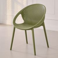 Chaise de salle à manger en plastique moulé moderne française, respirante, antidérapante, structure solide, chaises de salle à manger en plastique pour mariage et banquet