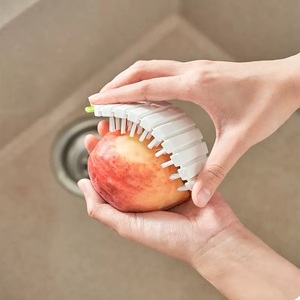 <b>Vegetable</b> <b>Brush</b> Set Potato Scrubber Food Carrot Pattern Flexible Bendable Cleaning Tool Mushroom Potato Corn Egg Kitchen Supplie - Product Image 6