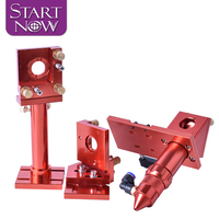 Kit de tête laser Startnow pour machine de découpe et de gravure au laser CO2, lentille de focalisation laser, miroir réflecteur, support de montage, accessoires de fixation