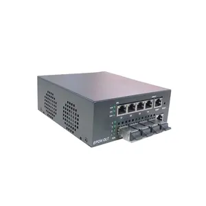 Schlussverkauf Mini 4-Port Gigabit EPON OLT Vollfasernetzwerk 4 OLT Glasfaserempfänger Mini-Glasfaser-Zubehör