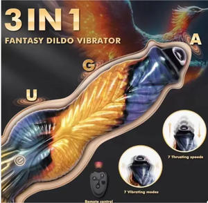 3 en 1 énormes godes épais jouets anaux monstre gros gode poussée gode sex toy vibrateur - Product Image 2