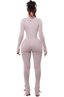 Ensemble de survêtement personnalisé OEM pour femme : haut et pantalon, legging, tenue de sport, ensemble d'entraînement pour femme