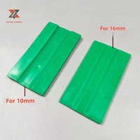 SG27 Patins de guidage d'ascenseur en acier à trois plis, design moderne, vert, 220*16mm/220*10mm, pièces de revêtement pour ascenseurs d'appartement et de hall