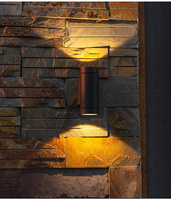 Applique murale extérieure pour couloir, ampoule GU10, lampe murale de jardin, étanche IP65 pour projet de cour, villa, hôtel