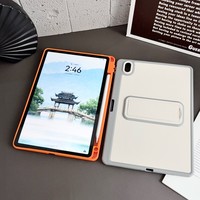 Casing untuk Huawei Matepad SE 11 inci 2024 AGS6-W09, Tipis, Dapat Disesuaikan, Penyangga Keras PC, Penutup Tablet dengan Slot Tempat Pensil