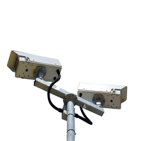 Positionneur d'antenne/lumières, projecteurs LED rotatifs à 360 degrés, mât télescopique