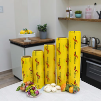 Chine Fabricant 35-45cm Film alimentaire transparent Film alimentaire de haute qualité Rouleau Jumbo Film alimentaire en PVC pour les aliments