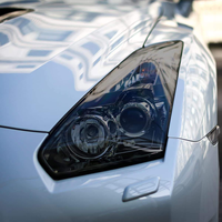 Film de protection pour phares automobiles en TPU 0,3*15m, noir, gris, transparent, film PPF pour phares de véhicule, film teinté pour feux arrière