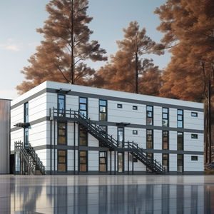 Maison préfabriquée moderne <span class=keywords><strong>de</strong></span> luxe en conteneur, construction rapide, maison mobile, bureau, panneau sandwich en acier préfabriqué pour utilisation en centre commercial - Product Image 3
