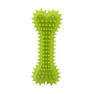 Natural Reusable <b>Dog</b> Toothbrush <b>Stick</b> Chew Toy Dental Bone Rubber Molar <b>Stick</b> Squeaky Bone Shape Toy for <b>Dogs</b> Animals - Product Image 5