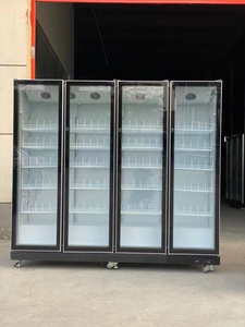 Hai cửa toàn màn hình Tủ rượu thanh cửa hàng tiện lợi nhà hàng thương mại làm mát bằng không khí chất lượng cao cửa kính hiển thị tủ - Product Image 4