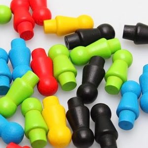 Cờ đam Trung Quốc Montessori trò chơi chiến lược bằng gỗ Tangram đồ chơi học tập sớm cờ vua cho trẻ em cờ vua bằng gỗ - Product Image 6