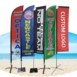 Custom Fast Delivery Economical Custom Design Wholesales Feather Flag - Product Image 1