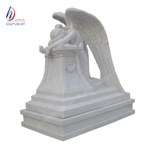 Stone Marble Weeping <strong>Angel</strong> Monuments <strong>Headstones</strong> for Sale - Product Image 6