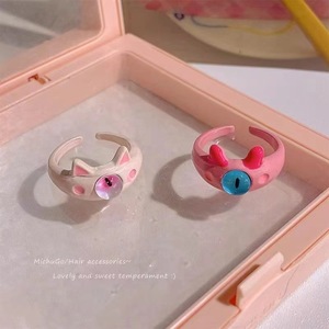 แหวนมอนสเตอร์การ์ตูนน่ารักสำหรับเด็กผู้หญิง คละสี ของขวัญเครื่องประดับสำหรับเด็ก - Product Image 2