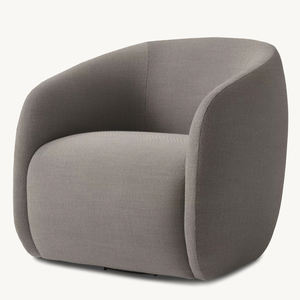 Silla de café individual de tela gruesa de <span class=keywords><strong>zona</strong></span> fría nórdica, sofá giratorio para sala de estar, silla de cojín suave de un asiento para Villa Cafe - Product Image 2