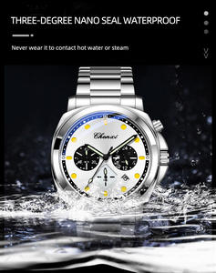 CHENXI 2026 Nouvelle montre chronographe Turtle Back 9542 pour homme, montre à quartz tendance pour homme, acier inoxydable luminescent, Relogio Masculino - Product Image 5