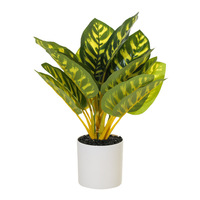 Plantes artificielles en soie en pot, écologiques, à simulation réaliste, pour décoration intérieure créative de bureau, bonsaï unique pour mariage