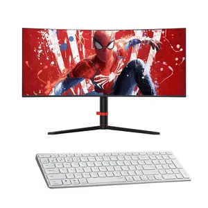 Cheap 34" Lcd Display Monitor Wide Screen 144Hz Fast Response Time Computer Curved Monitor Gaming Monitor
