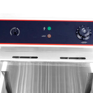 Máquina de patatas fritas de acero inoxidable para mesa de 12L, 1 tanque, 2 cestas, freidora comercial de patatas fritas, freidora eléctrica - Product Image 4