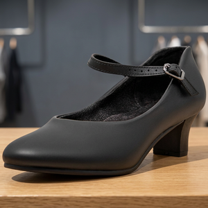 Chaussures de danse latine professionnelles Baifa Danzo à talon haut pour femme en cuir véritable, prix de gros, stock d'usine - Product Image 3
