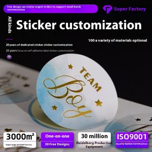 Autocollant personnalisé auto-adhésif avec logo estampé or, impression UV ronde, personnalisation de marque colorée pour dentifrice - Product Image 5