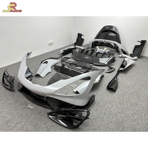 ชุดแต่งตัวถังรถยนต์คาร์บอนไฟเบอร์แบบกึ่งแห้งสไตล์ 765LT พร้อมกันชน สปอยเลอร์ ฝากระโปรง ท่อไอเสีย สำหรับ Mclaren 720s Coupe Spider - Product Image 3
