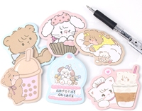 MK016 Vente en gros de divers blocs-notes adhésifs mignons Mikko, blocs-notes créatifs de haute qualité, styles animaux chat chien, blocs-notes pour messages