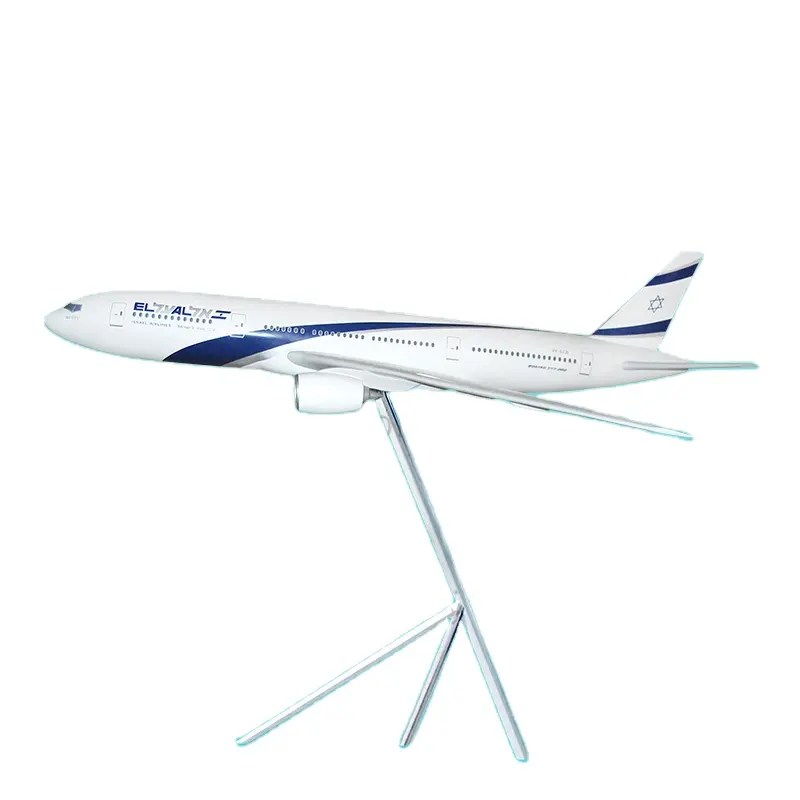 B777-200 El Al Израиль Airlines 1/53 120 см модель частного реактивного самолета
