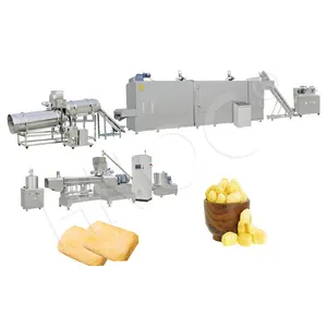 HNOC CIP fleksibel jagung beras mesin pembuat makanan ringan Puff baru Maize 3D Pellet makanan ringan ekstruder makanan
