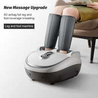 12 Set complet enveloppé soulagement de la douleur électrique vibrant Shiatsu veau pied masseur de jambe avec pression d'air et chaleur