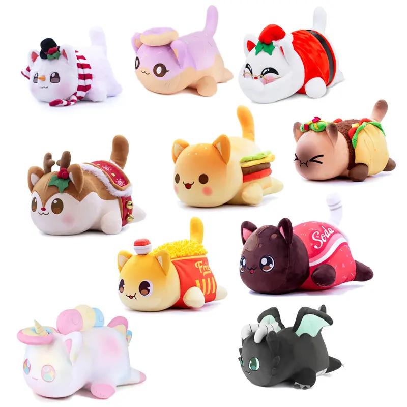 Hot Wholesale Cute Aphmau Plush Walmart Toys Toy For Kids Birthday Gifts Youtube Aphmau Festivla Animal Cat Kitty Plush Toy