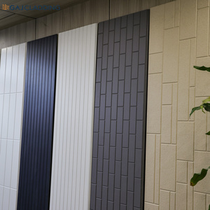 गैज लक्जरी कस्टम इंटीरियर सजावट पृष्ठभूमि दीवार क्लैडिंग 3 डी आर्ट दीवार फाइबर सीमेंट बोर्ड - Product Image 2