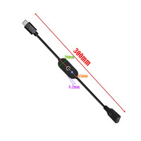 Contrôleur de variateur tactile USB 3.1 Type-C avec indicateur lumineux bleu, fonction mémoire, sans scintillement pour bandes LED