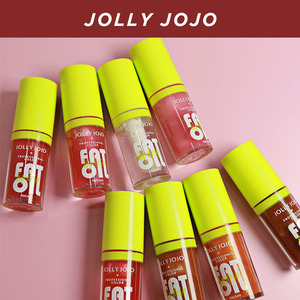 Jolly jojo ลิปกลอสน้ำมันแบบวีแกนลิปลิปกลอสแบบอวบใสติดฉลากส่วนตัวเรียบลื่น - Product Image 5