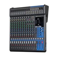 Digmix1812 StageCraft 16 Channel High Fidelity Analog Mixer USB untuk Pertunjukan Panggung Studio